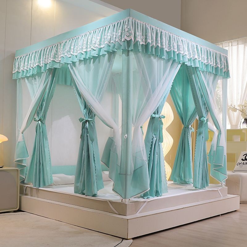 Lưới Chống Muỗi Kiểu Mới, Giường Ngồi, Lưới Rèm, Phong Cách Công Chúa, Gió Cung Điện, Mái Che Ánh Sáng, Chống Rơi, Nổi T