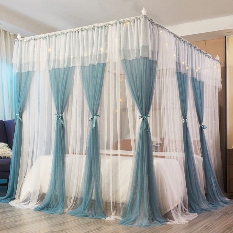 EDEN SLEEP Mùng màn khung,màn chống muỗi 2 lớp phòng ngủ gia đình 1,8m, trọn bộ mùng khung 1,5m giường 1,2m