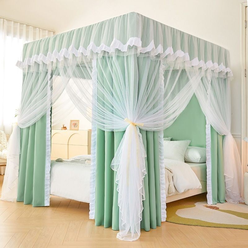 Màn mùng khung chống muỗi không khoan tường cao cấp , Màn ngu đẹp hiện đại