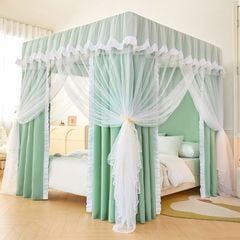 Màn mùng khung chống muỗi không khoan tường cao cấp , Màn ngu đẹp hiện đại