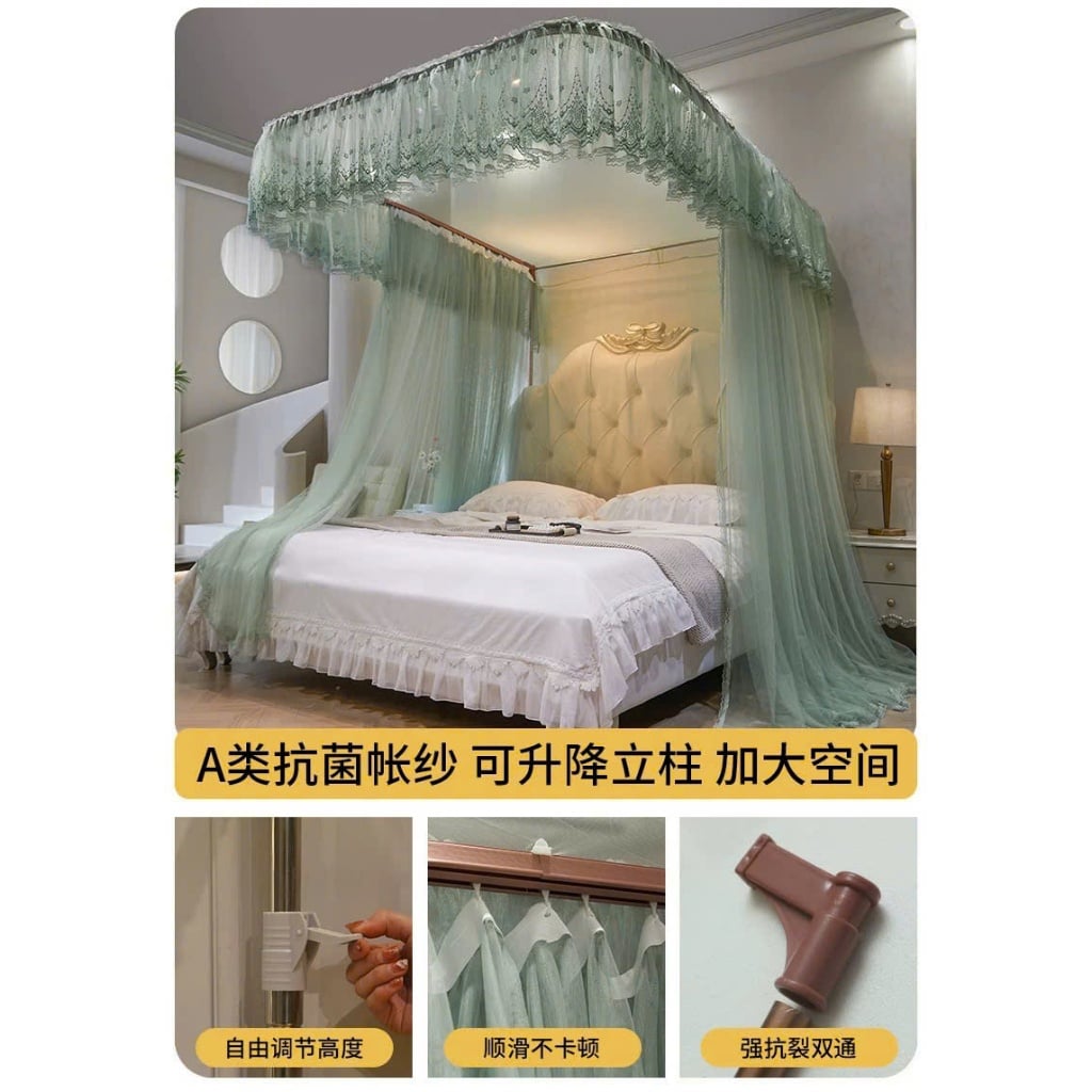 BẢN 2023 Hàng loại   Màn khung  không khoan tường - Mùng ngủ hiện đại không khoan tường