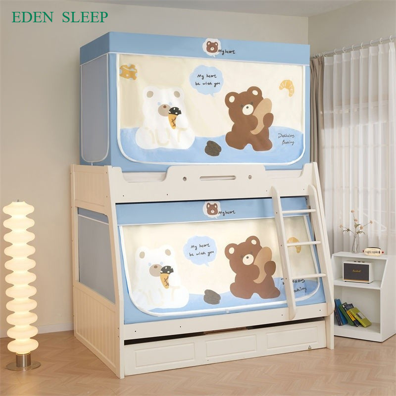 Màn chống muỗi giường  Tầng trẻ em hoạt hình chống rơi ngã