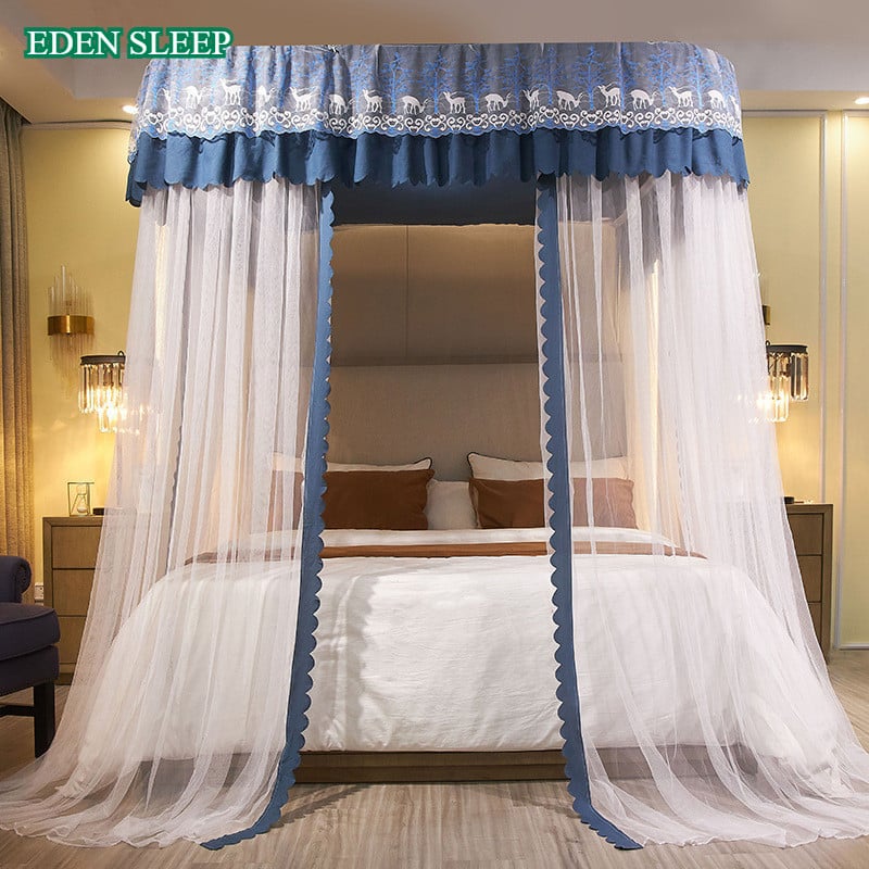 Màn mùng khung thế hệ mới không khoan tường cao cấp kiểu dáng công chúa chống muỗi