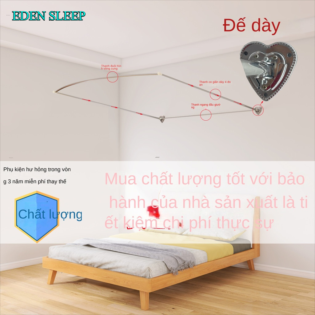 Màn khung khoan tường , mùng ngủ hiện đại khoan tường chống muỗi  Thu xêp gọn thông minh