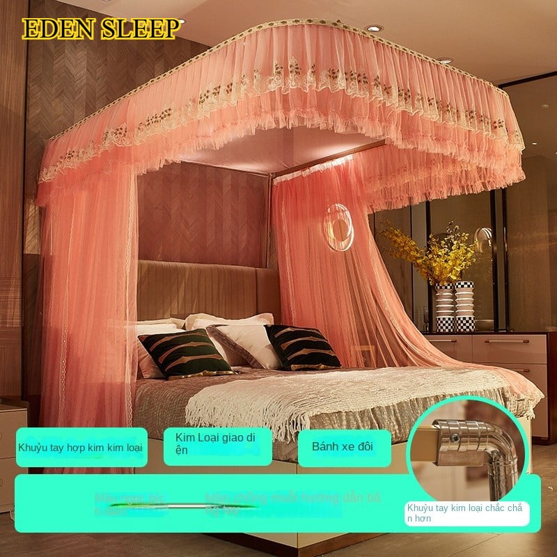 Màn / Mùng ngủ Chống Muỗi  cao cấp không khoan tường công chúa