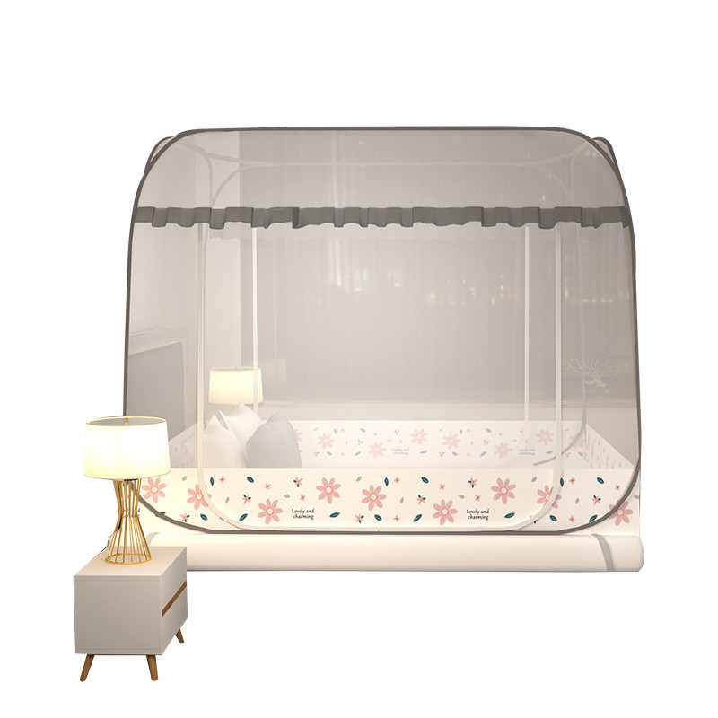 Miễn Phí Lắp Đặt Màn Chống Muỗi Yurt Gia Đình1.8Gạo1.5mNhà Sản Xuất Cửa Đôi Có Thể Gập Lại Bán Buôn Có Thể Giao Hàng Tận