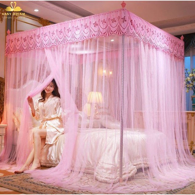 Màn công chúa không khoan tường cao cấp EASY DREAM ,mùng ngủ hiện đại chống muỗi