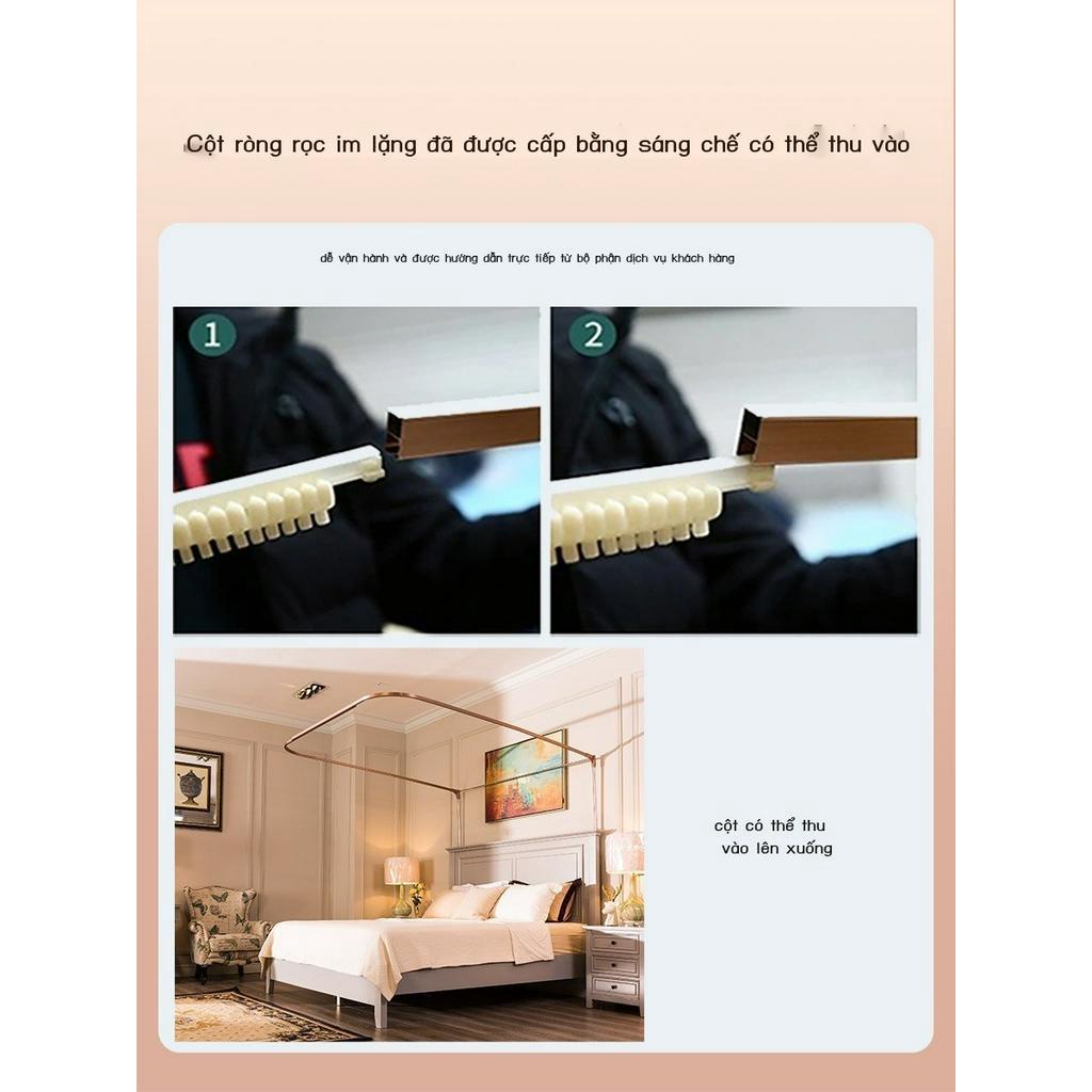 Màn khung không khoan tường , chống muỗi , màn ngủ hiện đại