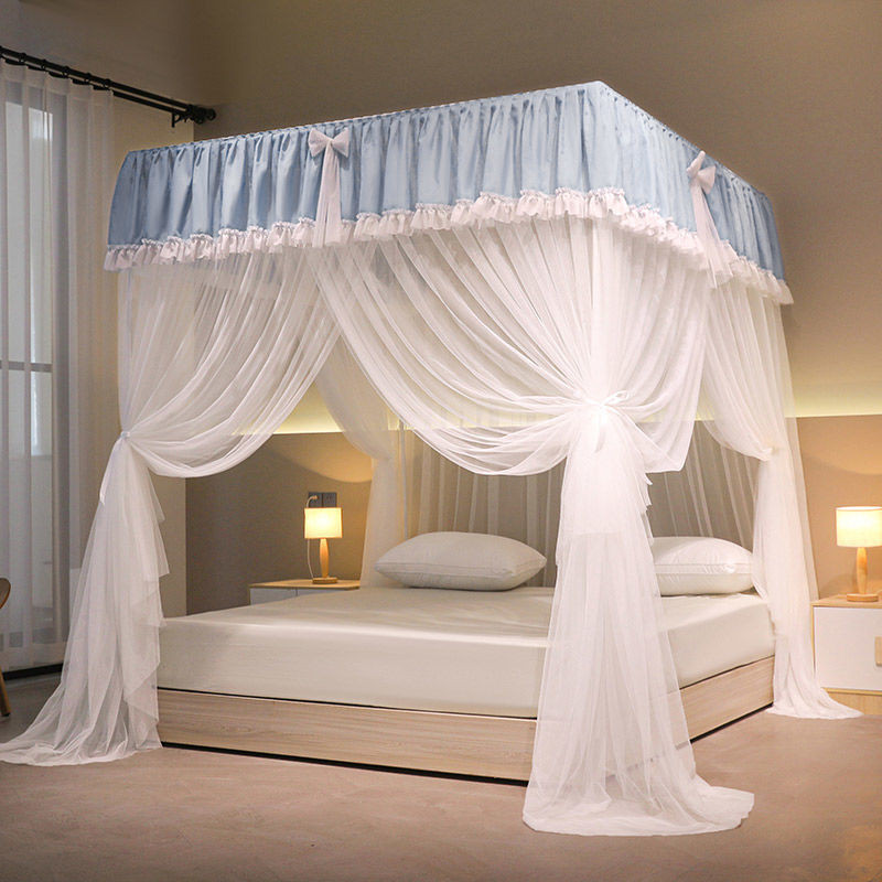 EDEN SLEEP Màn Chống Muỗi Phong Cách Công Chúa Gia Dụng Kiểu Mới Lều Ren Hoa Văn Phòng Ngủ Khung Sàn Màn Chống Muỗi