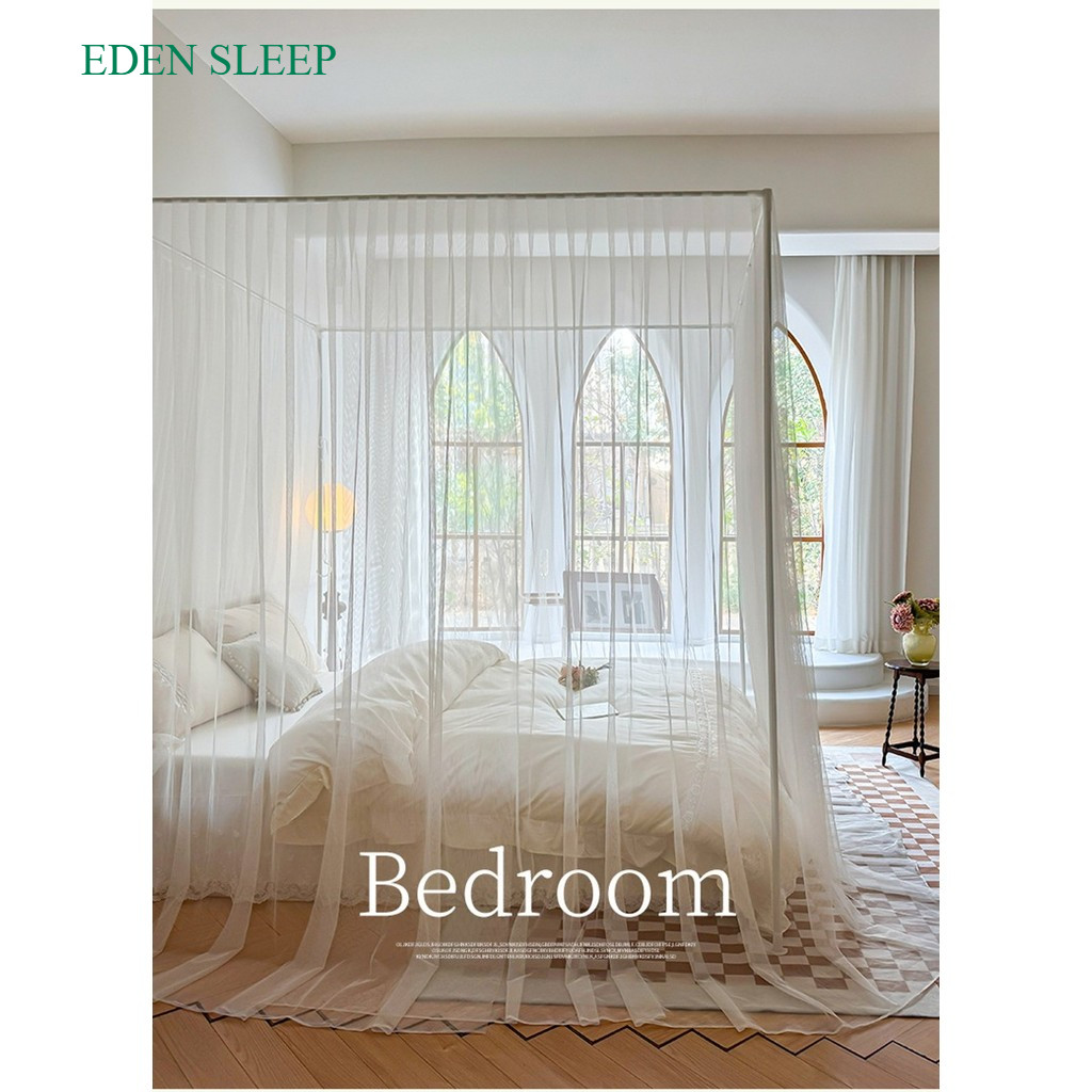 Màn chống muỗi từ trần đến sàn cung điện 2025 kiểu mới, màn giường cao cấp kiểu cũ