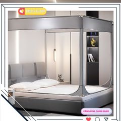 Màn Chống Muỗi Phòng Ngủ Gia Đình Rèm Giường Trẻ Em Chống Rơi Tích Hợp Che Sáng Yurt Nổi Tiếng Trên Mạng Chống Muỗi