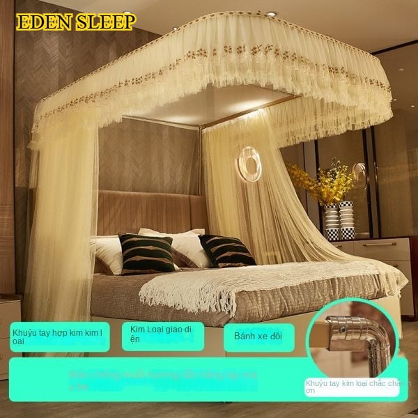 Màn / Mùng ngủ Chống Muỗi  cao cấp không khoan tường công chúa