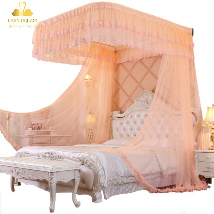 Mùng (màn) khung ròng rọc phải khoan tường có dây kéo -khung hợp kim nhôm tĩnh điện-vải vôn xịn-chống muỗi