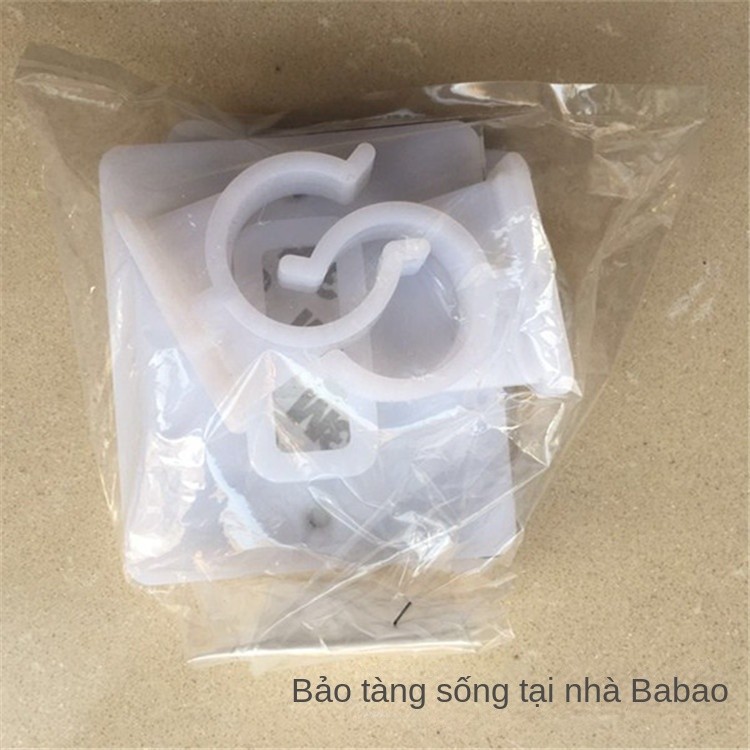 Phụ Kiện Cố Định Cột Chống Muỗi, Giá Đỡ Bằng Nhựa, Khóa Thanh, Miếng Dán Tường, Ổn Định, Thiết Bị Giãn Nở Không Khoan