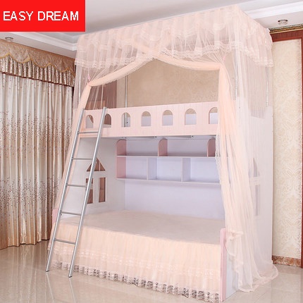 Màn khung dành cho giường tầng Trẻ Em  không khoan tường Cao Cấp