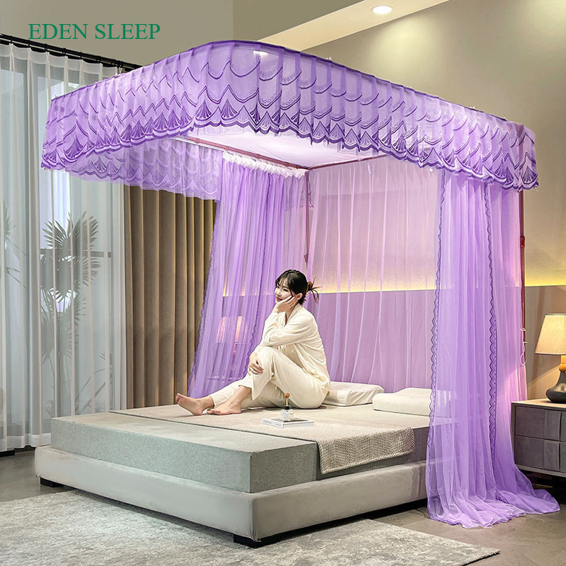 Màn mùng khung không khoan tường , màn ngủ công chúa hiện đại phong cách mới chống muỗi