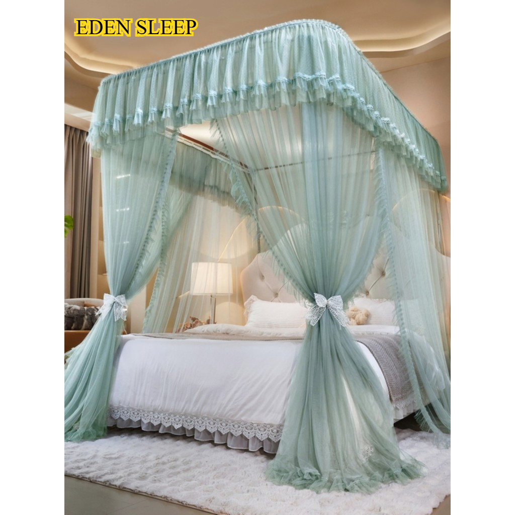 Mùng màn ngủ thế hệ mới không khoan tường  Màn Chống Muỗi  Cao Cấp Mới 2025