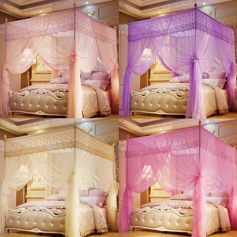 Màn khung không khoan tường , mùng ngủ công chúa chống muỗi cao cấp EASY DREAM