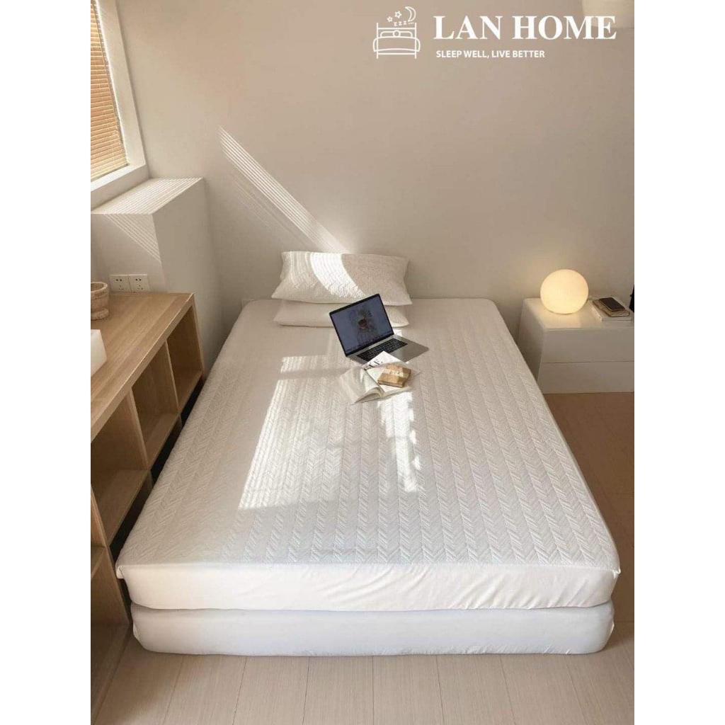 Ga gối Drap Hàn Quốc giúp  phòng ngủ  trở nên đẹp mắt  sang trọng ngủ ngon hơn