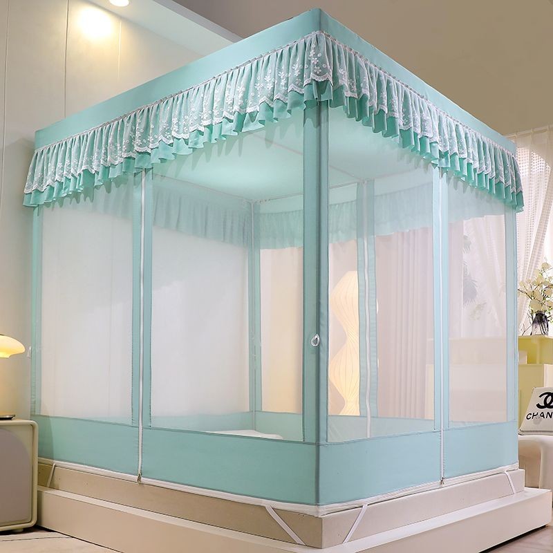 Lưới Chống Muỗi Kiểu Mới, Giường Ngồi, Lưới Rèm, Phong Cách Công Chúa, Gió Cung Điện, Mái Che Ánh Sáng, Chống Rơi, Nổi T