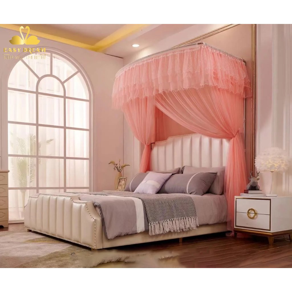 Màn khung thu gọn không khoan tường- mùng ngủ cao cấp