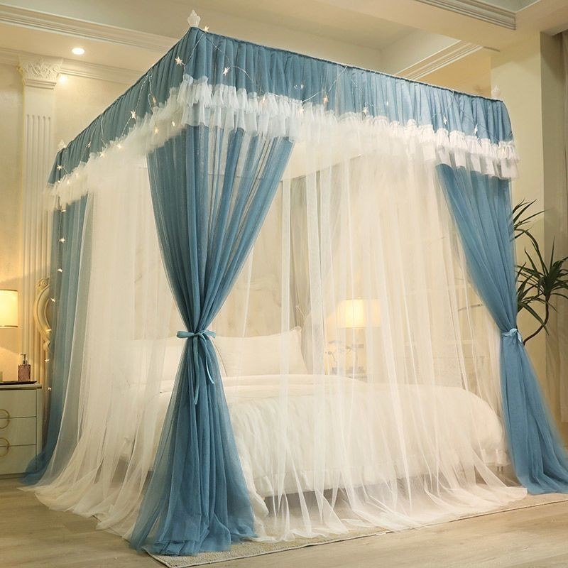 EDEN SLEEP Mùng màn khung,màn chống muỗi 2 lớp phòng ngủ gia đình 1,8m, trọn bộ mùng khung 1,5m giường 1,2m