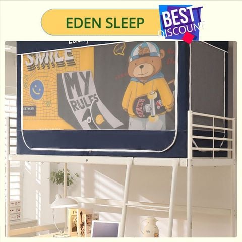 EDEN SLEEP rèm che giường ngủ,mùng màn khung chống muỗi ký túc xá sinh viên, rèm cản sáng nam nữ chống muỗi giường tầng