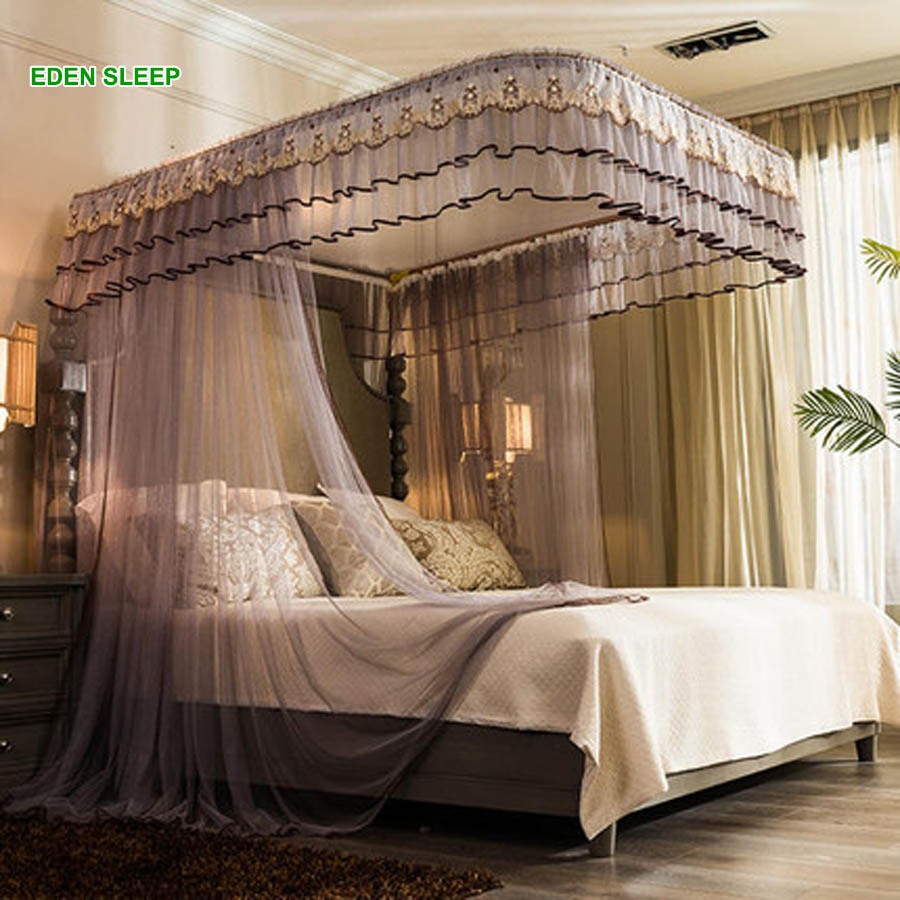 【 BẢN NÂNG  CẤP MỚI 2025  HÀNG LOẠI 1 】 CHÍNH HÃNG  - Màn khung không khoan tường - Mùng ngủ hiện đại mẫu mới