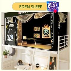 EDEN SLEEP Mùng màn khung chống muỗi ký túc xá sinh viên 90x190cm, rèm che giường ngủ hoạt hình giường tầng có khóa kéo
