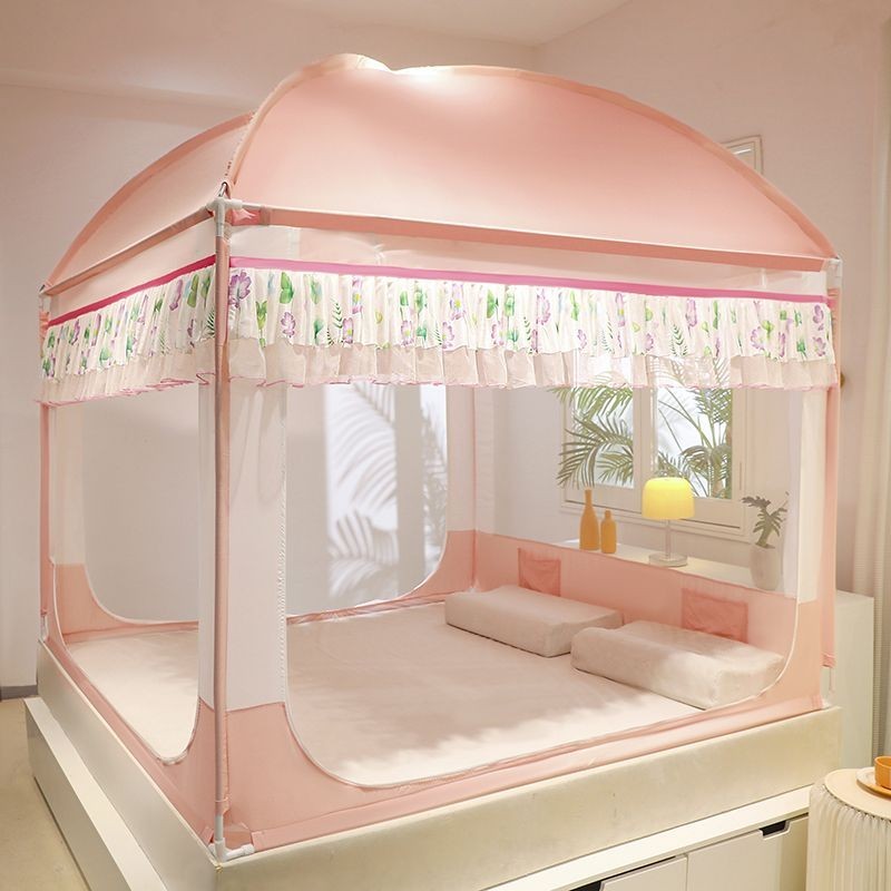 EDEN SLEEP Màn chống muỗi phòng ngủ gia đình cao cấp,trọn bộ mùng khung,màn chụp cho trẻ em 3 cửa khóa kéo toàn đáy