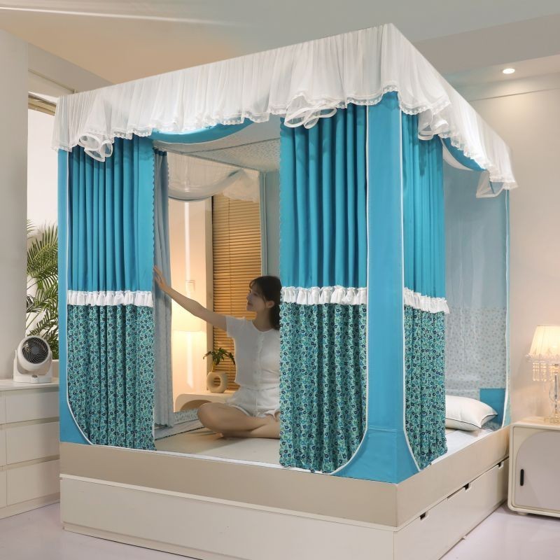 EDEN SLEEP Mùng khung chống muỗi khép kín, màn khung chống rơi, chống bụi,phong cách công chúa rèm giường