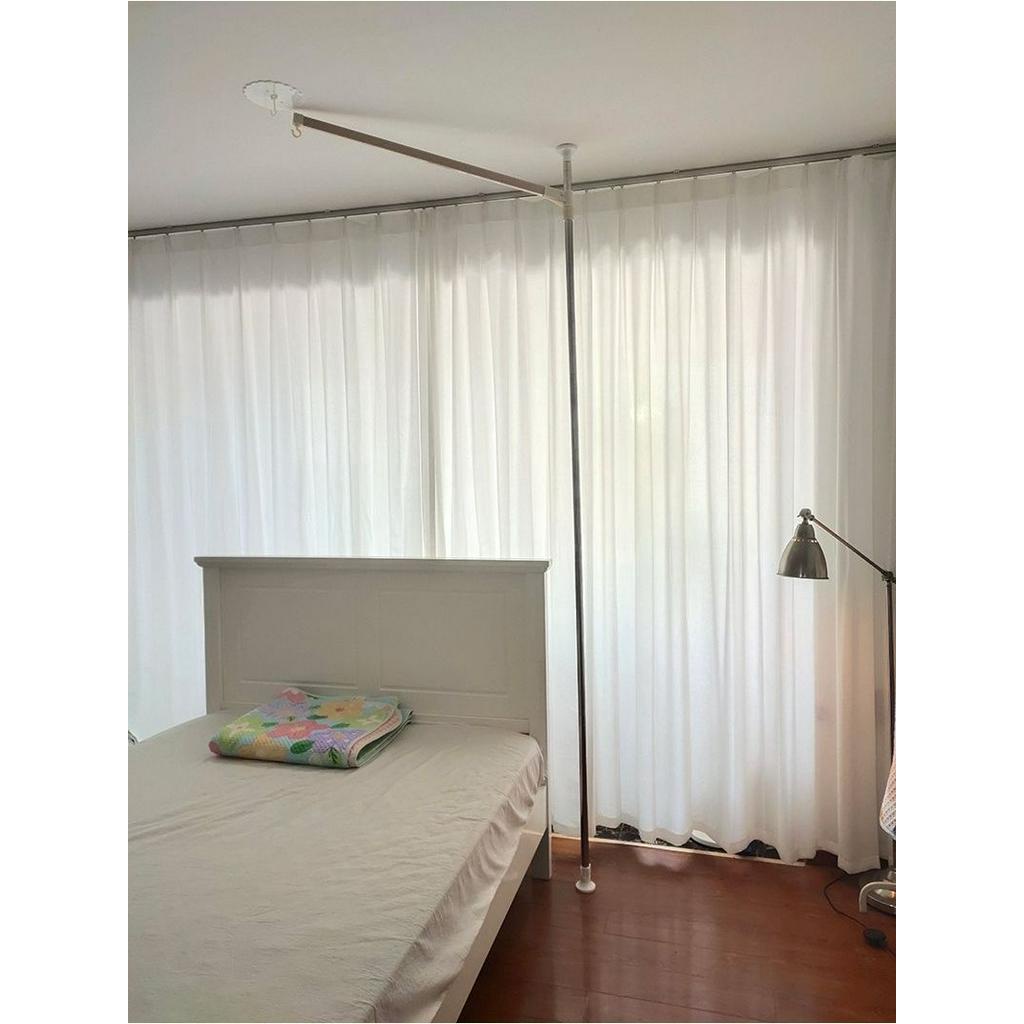 [Ảnh thật/Video] Công Chúa Màn Chống Muỗi Ba Cửa Trần Mái Vòm Mở Rộng Đôi Khung Giường Hình Trái Ti