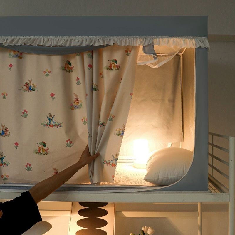 EDEN SLEEP Màn mùng khung chống muỗi ký túc xá sinh viên rèm cản sáng cho giường tầng trên và dưới cao cấp