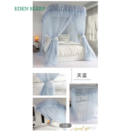 Màn / Mùng nâng hạ chiều cao  khung, thu gọn; 2 cột không khoan tường