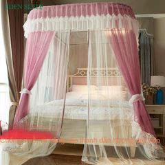 Màn mùng khung chống muỗi không khoan tường cao cấp chính hãng màn ngủ công chúa 2 lớp