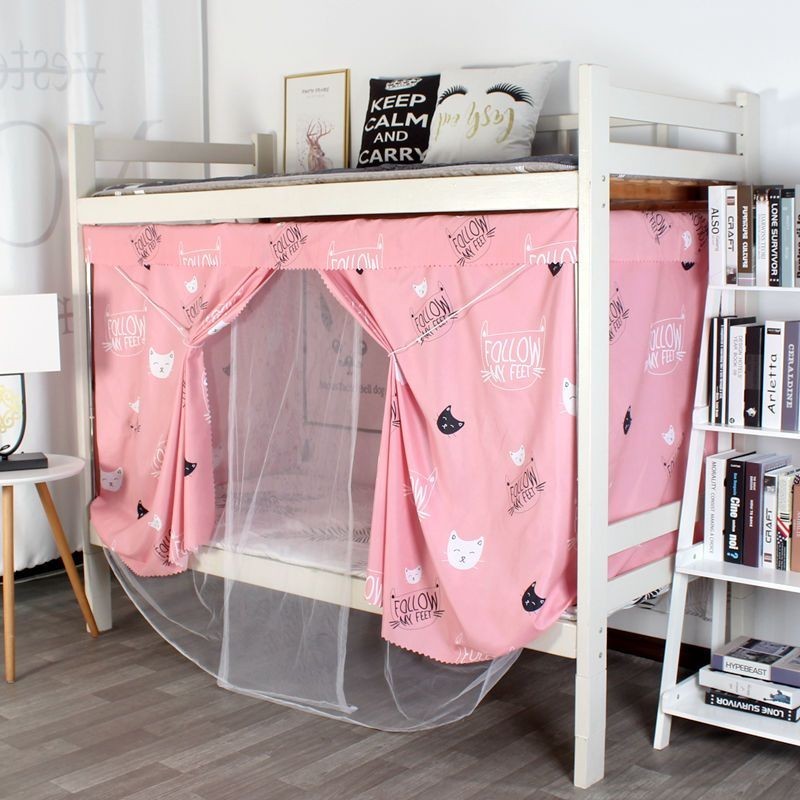 EDEN SLEEP Rèm che giường ngủ tầng dưới ký túc xá sinh viên đại học, màn chụp chống muỗi không có khung, cản sáng