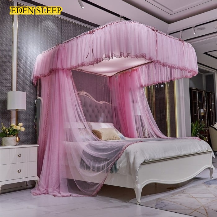 Màn Chống Muỗi cao cấp Không khoan tường -Mùng ngủ hiên đại