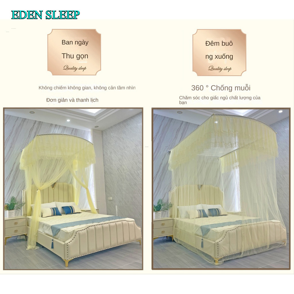 Màn khung khoan tường , mùng ngủ hiện đại khoan tường chống muỗi  Thu xêp gọn thông minh