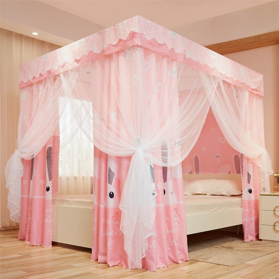 EDEN SLEEP Màn chống muỗi cho phòng ngủ gia đình trọn bộ mùng khung, màn chụp rèm cản sáng dày chống bụi và gió