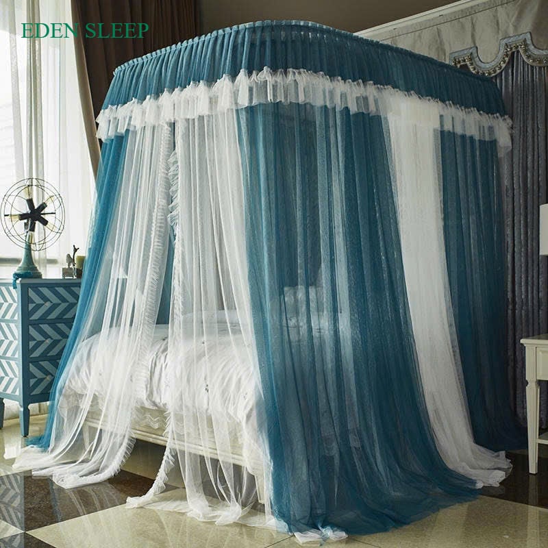 【 BẢN NÂNG  CẤP MỚI 2025  HÀNG LOẠI 1 】 Màn/ Mùng khung 2 cột không khoan cao cấp , màn chống muỗi công chúa khách sạn