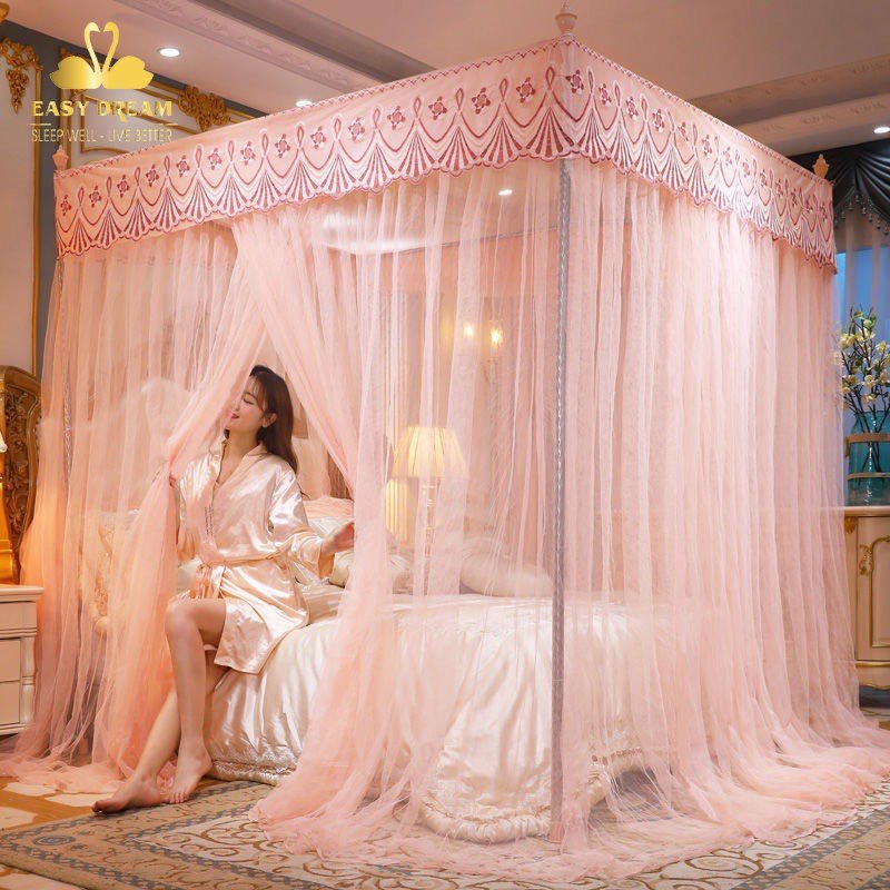 Màn công chúa không khoan tường cao cấp EASY DREAM ,mùng ngủ hiện đại chống muỗi