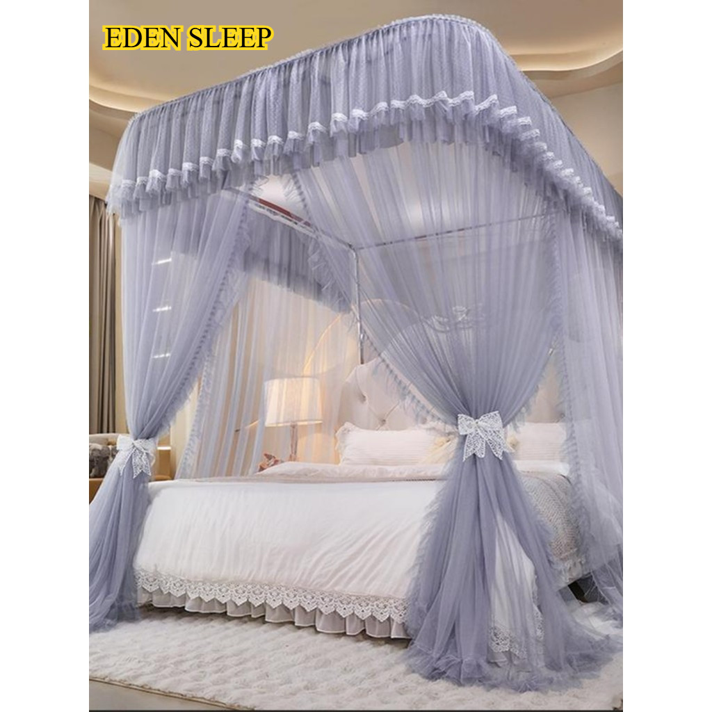 Mùng màn ngủ thế hệ mới không khoan tường  Màn Chống Muỗi  Cao Cấp Mới 2025