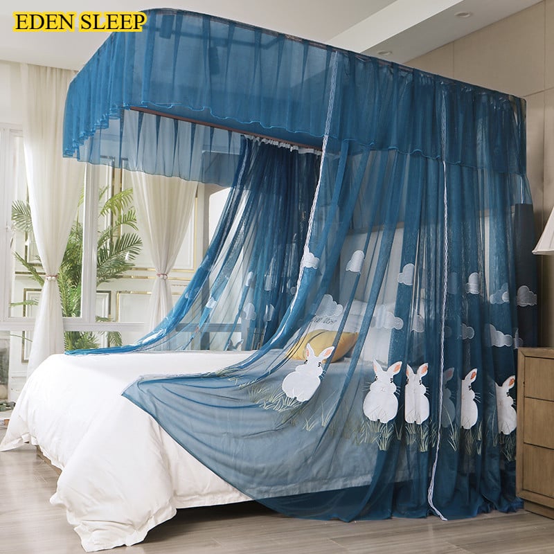 Màn khung mùng ngủ cao cấp không khoan tường , màn chống muỗi kiểu dáng công chúa