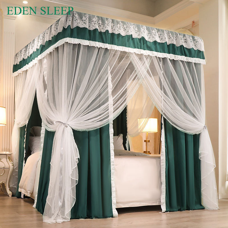 EDEN SLEEP Mùng màn khung chống muỗi, rèm ngủ cản sáng chống gió chống bụi 1,2m-1,5m-1,8m-2m màn chụp