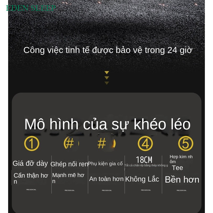 Khung inox không khoan tương -Khung mùng ngủ