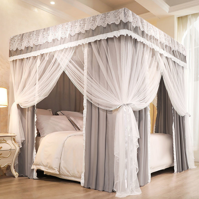 EDEN SLEEP Màn chống muỗi gia đình mùng khung, rèm cản sáng chống bụi dày dặn, màn khung cao cấp, 3 cửa