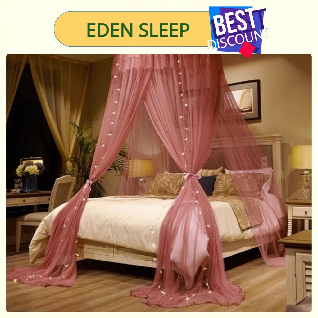 Màn công chúa cao cấp( tặng đèn trang trí)