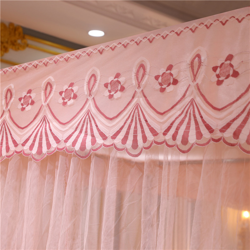 Màn Chống Muỗi Từ Sàn Đến Sàn Cung Điện Mới, Giá Đỡ Bằng Thép Không Gỉ Ba Cửa, Sợi Lều Mã Hóa Cao