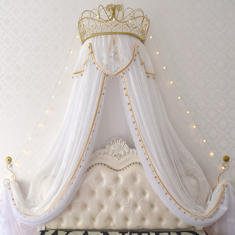 Màn mùng vương miện  công chúa decor trang trí phòng ngủ phòng cưới phong cách công chúa