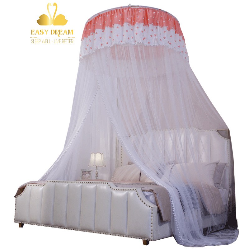 Màn tròn đa năng không khoan tường - Mùng khung hiện đại đa năng sử dụng được giường từ 1m đến 2.2m EASY DREAM